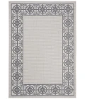 Safavieh Bermuda BMU815 Ivory / Charcoal 4' X 6' Rectangle Area Rug