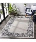 Safavieh Bermuda BMU815 Ivory / Charcoal 4' X 6' Rectangle Area Rug