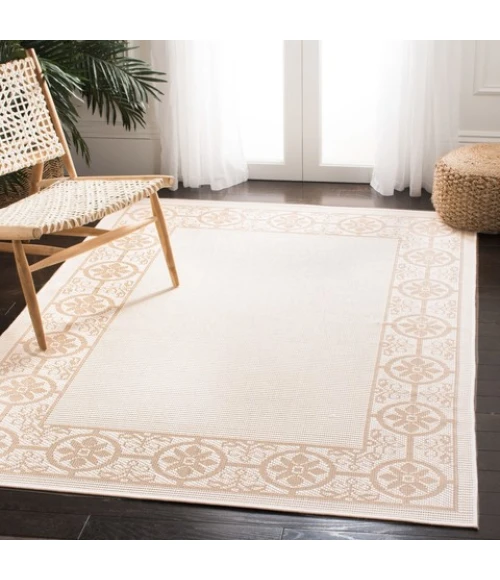 Safavieh Bermuda BMU815 Ivory / Beige 3' X 5' Rectangle Area Rug
