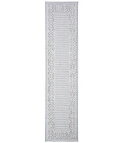 Safavieh Bermuda BMU815 Light Blue / Ivory 2' X 8' Runner Area Rug