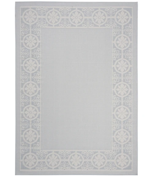 Safavieh Bermuda BMU815 Light Blue / Ivory 9' X 12' Rectangle Area Rug