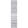 Safavieh Bermuda BMU818 Cream / Navy 2' X 6' Runner Area Rug