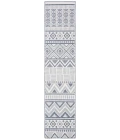 Safavieh Bermuda BMU818 Cream / Navy 2' X 10' Runner Area Rug