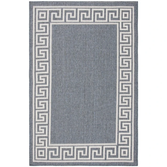 Safavieh Bermuda BMU820 Dark Blue / Ivory 5'-3" X 5'-3" Square Area Rug