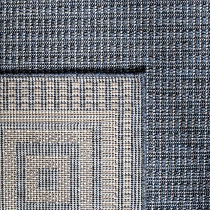 Safavieh Bermuda BMU820 Dark Blue / Ivory 5'-3" X 5'-3" Square Area Rug