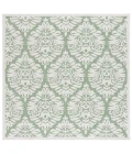 Safavieh Bermuda BMU821 Ivory / Green 6'-7" X 6'-7" Square Area Rug