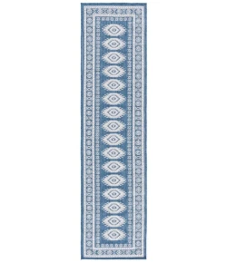 Safavieh Bermuda BMU827 Navy / Ivory 2' X 8' Runner Area Rug
