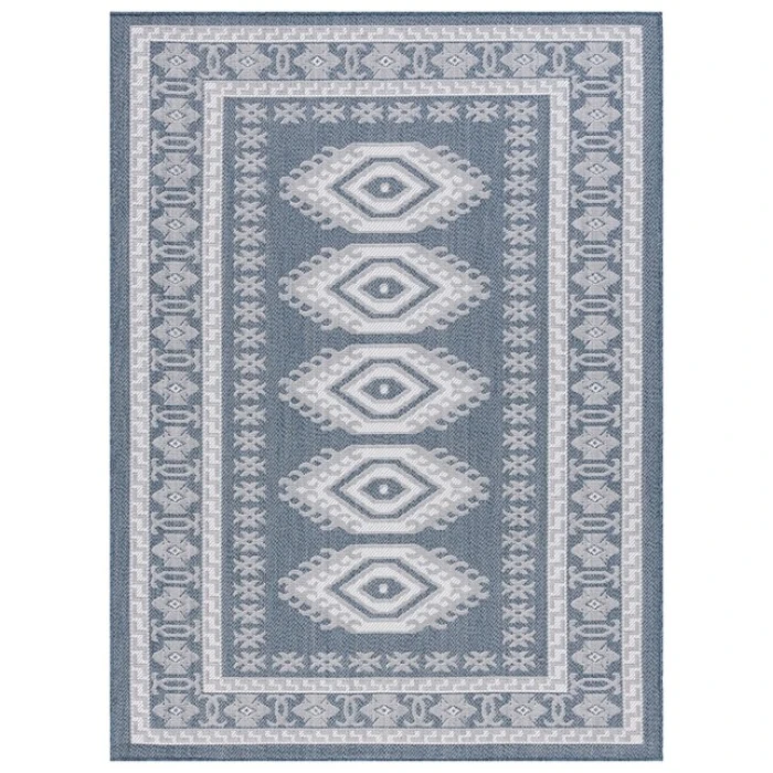 Safavieh Bermuda BMU827 Navy / Ivory 4' X 6' Rectangle Area Rug