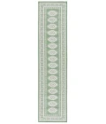 Safavieh Bermuda BMU827 Green / Ivory 2' X 8' Runner Area Rug