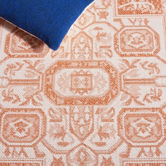 Safavieh Bermuda BMU841 Rust / Ivory 9' X 12' Rectangle Area Rug