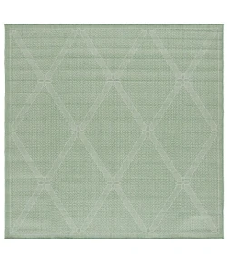 Safavieh Bermuda BMU851 Green / Ivory 6'-7" X 6'-7" Square Area Rug