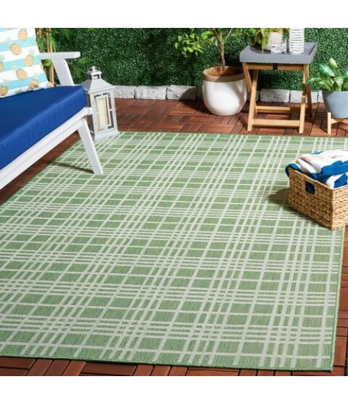 Safavieh Bermuda BMU860 Green / Ivory 8' X 10' Rectangle Area Rug