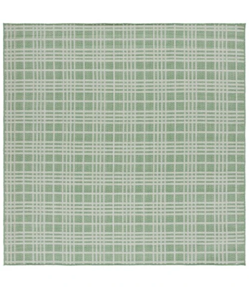 Safavieh Bermuda BMU860 Green / Ivory 6'-7" X 6'-7" Square Area Rug