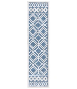 Safavieh Bermuda BMU874 Navy / Ivory 2' X 8' Runner Area Rug