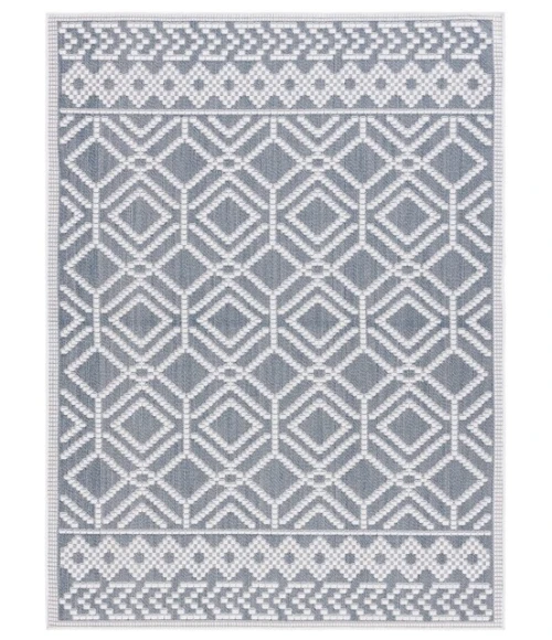 Safavieh Bermuda BMU874 Navy / Ivory 5'-3" X 7'-6" Rectangle Area Rug