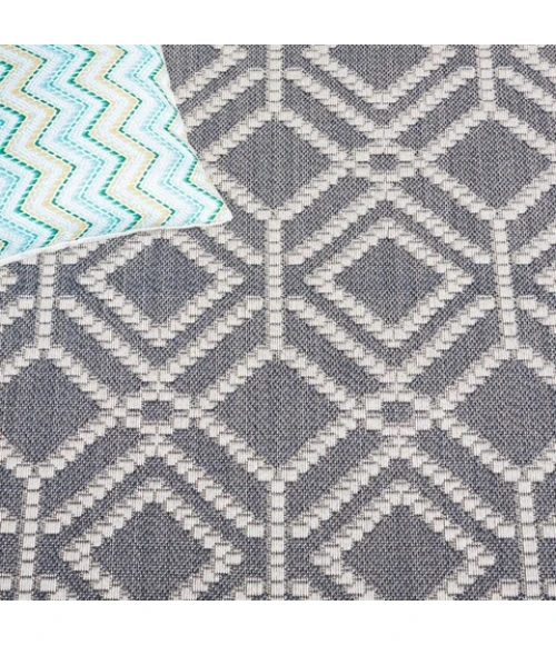 Safavieh Bermuda BMU874 Navy / Ivory 5'-3" X 7'-6" Rectangle Area Rug