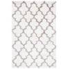 Safavieh Barcelona Shag BSG319 Ivory / Silver 2'-3" X 4' Accent Area Rug