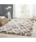 Safavieh Barcelona Shag BSG319 Silver / Ivory 9' X 12' Rectangle Area Rug