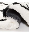 Safavieh Barcelona Shag BSG319 Ivory / Black 2'-3" X 4' Accent Area Rug