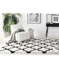 Safavieh Barcelona Shag BSG319 Ivory / Black 2'-3" X 4' Accent Area Rug