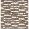 Safavieh Barcelona Shag BSG322 Silver / Ivory 5' X 5' Square Area Rug