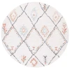 Safavieh Chapel Ivory / Black CHP400 6 ft. 7 in. X 6 ft. 7 in. Round Rug