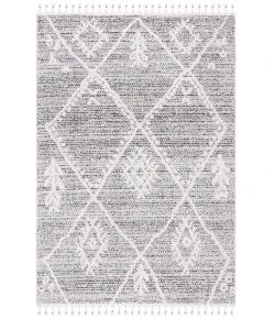 Safavieh Chapel Black / Ivory CHP400 5 ft. 3 in. X 7 ft. 6 in. Rectangle Rug