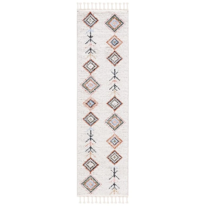 Safavieh Chapel Ivory / Black CHP402 2 ft. 2 in. X 8 ft. Runner Rug