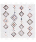 Safavieh Chapel Ivory / Black CHP402 6 ft. 7 in. X 6 ft. 7 in. Square Rug