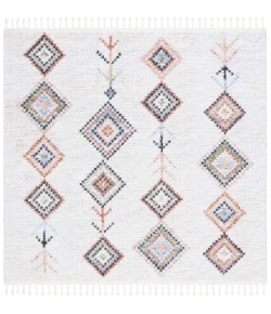 Safavieh Chapel Ivory / Black CHP402 6 ft. 7 in. X 6 ft. 7 in. Square Rug