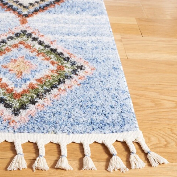 Safavieh Chapel Blue / Beige CHP402 6 ft. 7 in. X 6 ft. 7 in. Square Rug