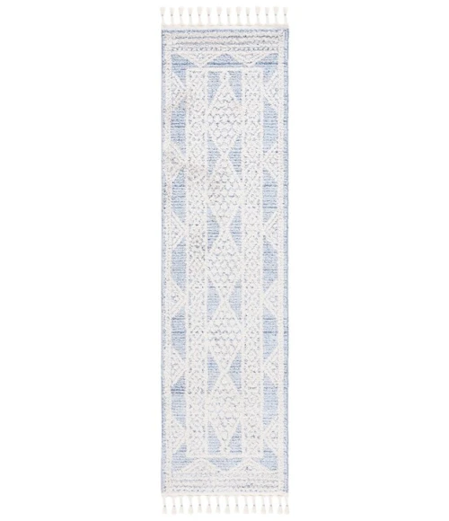 Safavieh Chapel Blue / Ivory CHP404 2 ft. 2 in. X 8 ft. Runner Rug
