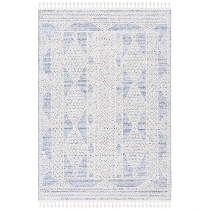 Safavieh Chapel Blue / Ivory CHP404 6 ft. 7 in. X 6 ft. 7 in. Square Rug