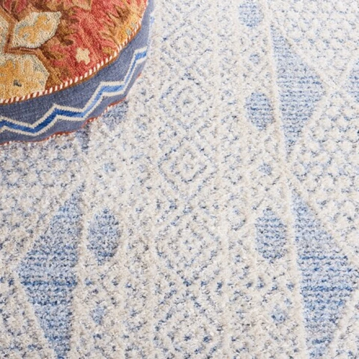 Safavieh Chapel Blue / Ivory CHP404 6 ft. 7 in. X 6 ft. 7 in. Square Rug