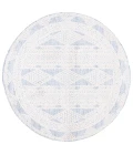 Safavieh Chapel Blue / Ivory CHP404 6 ft. 7 in. X 6 ft. 7 in. Round Rug