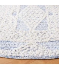 Safavieh Chapel Blue / Ivory CHP404 6 ft. 7 in. X 6 ft. 7 in. Round Rug