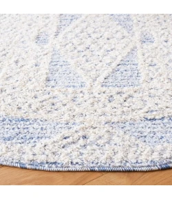 Safavieh Chapel Blue / Ivory CHP404 6 ft. 7 in. X 6 ft. 7 in. Round Rug