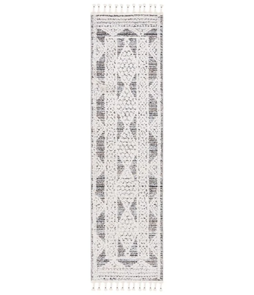Safavieh Chapel Black / Ivory CHP404 2 ft. 2 in. X 8 ft. Runner Rug