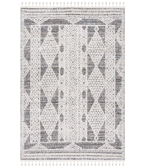 Safavieh Chapel Black / Ivory CHP404 5 ft. 3 in. X 7 ft. 6 in. Rectangle Rug