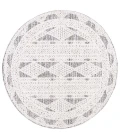 Safavieh Chapel Black / Ivory CHP404 6 ft. 7 in. X 6 ft. 7 in. Round Rug