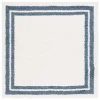Safavieh Calico Shag Ivory / Blue CLC100 6 ft. 7 in. X 6 ft. 7 in. Square Rug