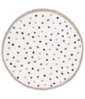 Safavieh Calico Shag Ivory / Taupe CLC102 3 ft. X 3 ft. Round Rug