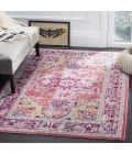 Safavieh Claremont Purple / Coral CLR664 5 ft. 1 in. X 7 ft. 9 in.  Rug