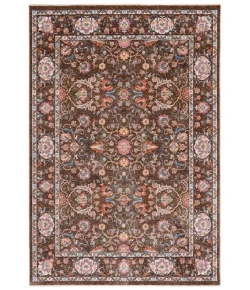 Safavieh Crimson Brown / Blue CMS224 8 ft. X 10 ft. Rectangle Rug