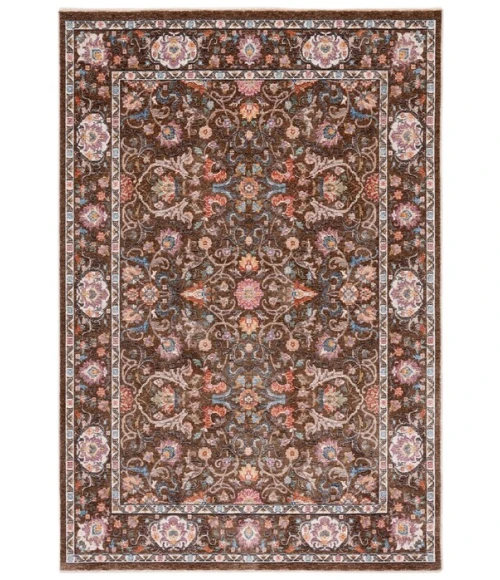 Safavieh Crimson Brown / Blue CMS224 8 ft. X 10 ft. Rectangle Rug