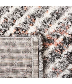 Safavieh Canyon Shag Grey / Ivory CNY551 4 ft. X 6 ft. Rectangle Rug
