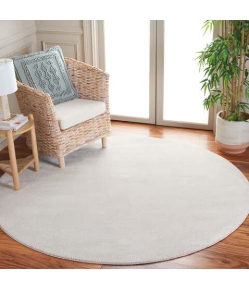 Safavieh Continental Beige CON108 6 ft. 7 in. X 6 ft. 7 in. Round Rug