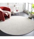 Safavieh Continental Ivory / Grey CON110 6 ft. 7 in. X 6 ft. 7 in. Round Rug