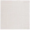 Safavieh Continental Ivory / Grey CON110 6 ft. 7 in. X 6 ft. 7 in. Square Rug