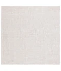 Safavieh Continental Ivory / Grey CON110 6 ft. 7 in. X 6 ft. 7 in. Square Rug